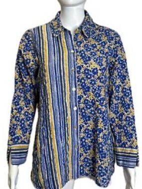 HABITAT multi  media NEW!women  L & XXL textured, crinkled, stripes,floral NWT